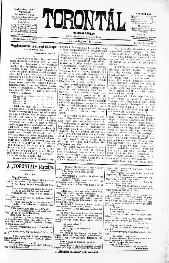 Torontál, 31. évf. 1902. június 18. 137. sz.