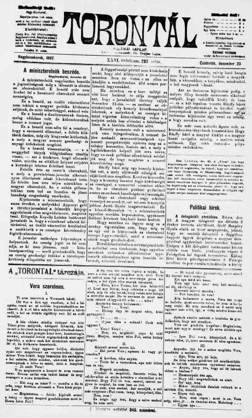 Torontál, 26. évf. 1897. december 23. 293. sz.