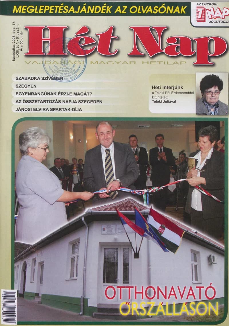 7 Nap, 63. évf. 2008. december 17. 51. sz.