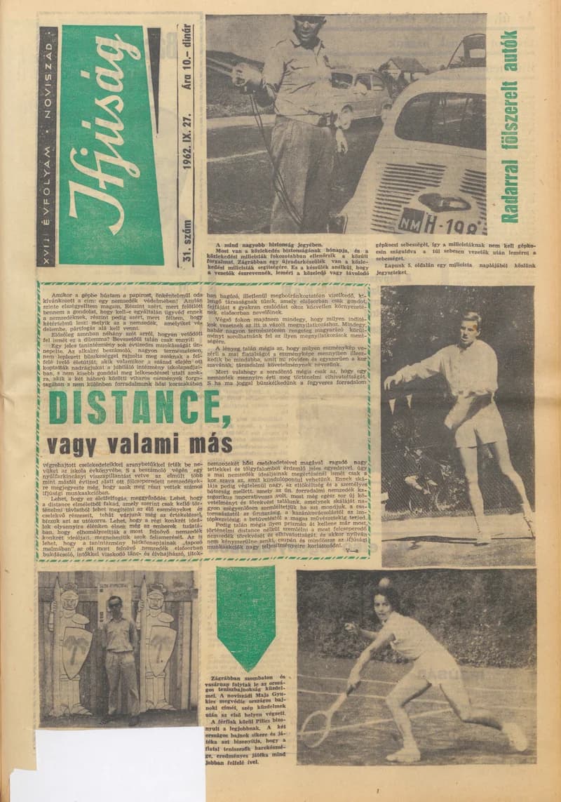 Ifjúság, 18. évf. 1962. szeptember 27. 31. sz.