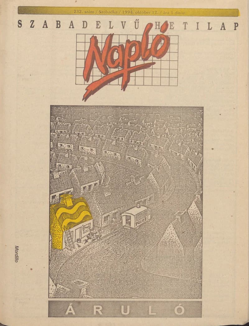 Napló - Szabadelvű hetilap, 5. évf. 1994. október 12. 232. sz.