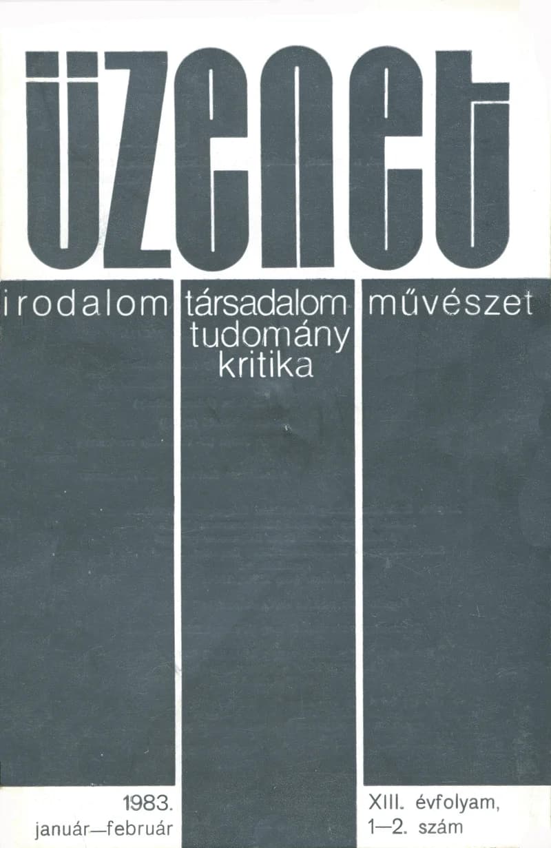 Üzenet, 13. évf. 1983. január. 1–2. sz. 1–64. oldal