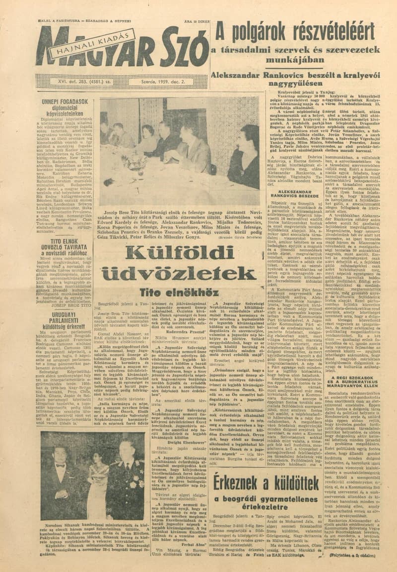 Magyar Szó, 16. évf. 1959. december 2. 283. sz. 1–16. oldal