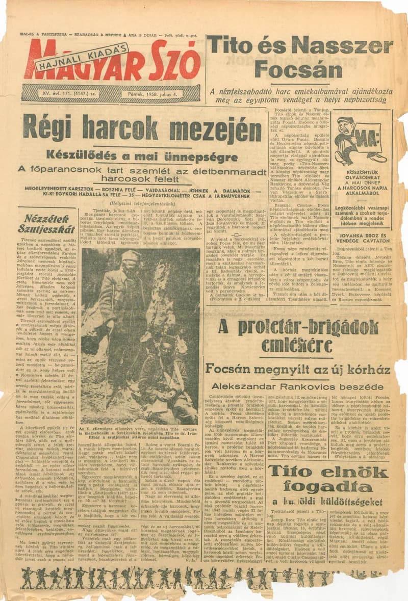 Magyar Szó, 15. évf. 1958. július 4. 171. sz. 1–16. oldal