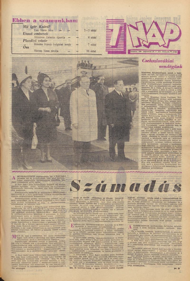 7 Nap, 19. évf. 1964. szeptember 25. 38. sz. 1–20. oldal