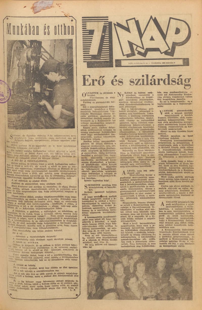 7 Nap, 13. évf. 1958. március 9. 11. sz.