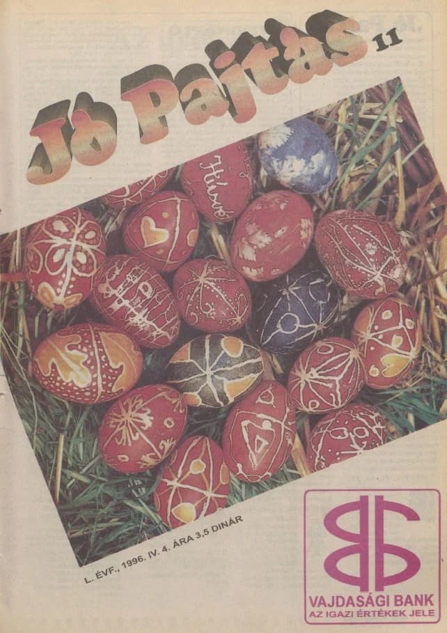 Jó Pajtás, 50. évf. 1996. április 4. 11. sz.