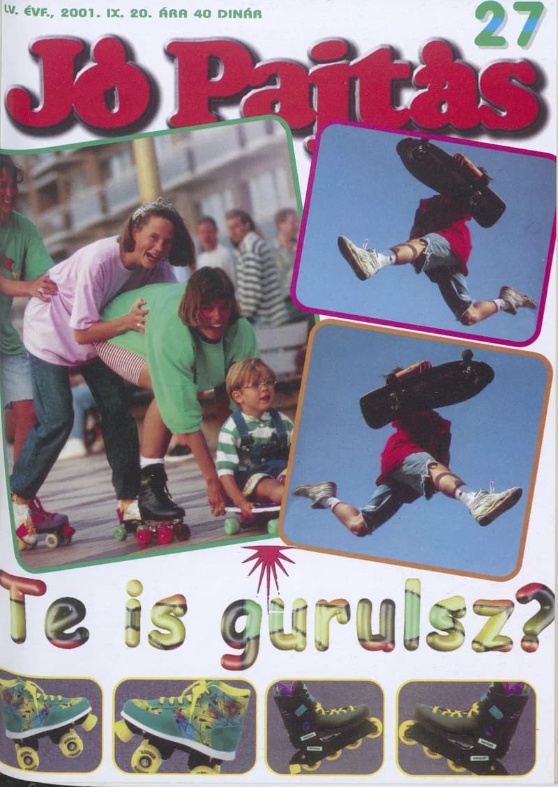 Jó Pajtás, 55. évf. 2001. szeptember 20. 27. sz.