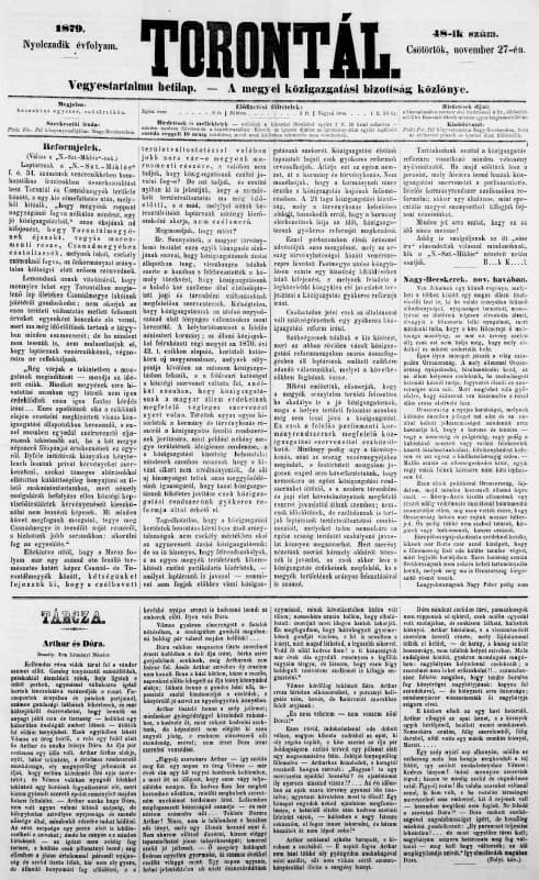 Torontál, 8. évf. 1879. november 27. 48. sz.