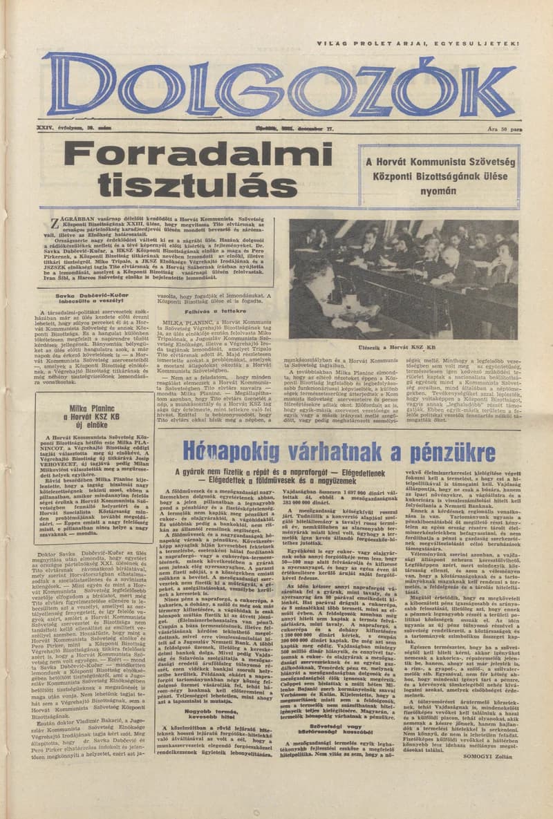 Dolgozók, 25. évf. 1971. december 17. 50. sz.