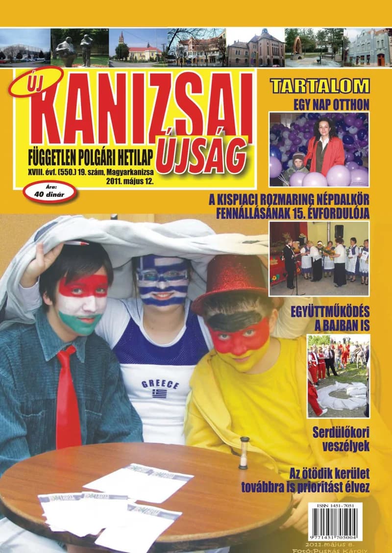 Új Kanizsai Újság, 18. évf. 2011. május 19. 19. sz. 1–24. oldal