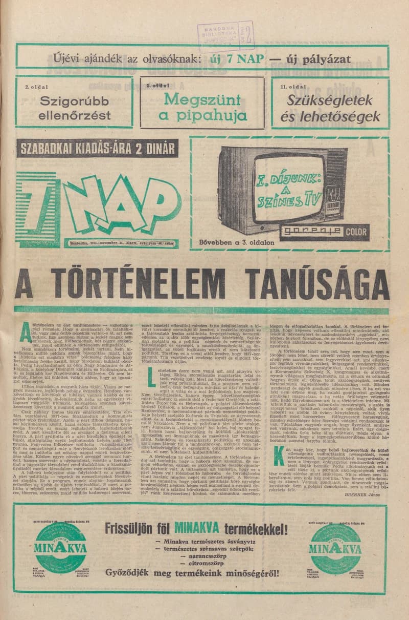 7 Nap, 30. évf. 1975. november 21. 46. sz. 1–32. oldal