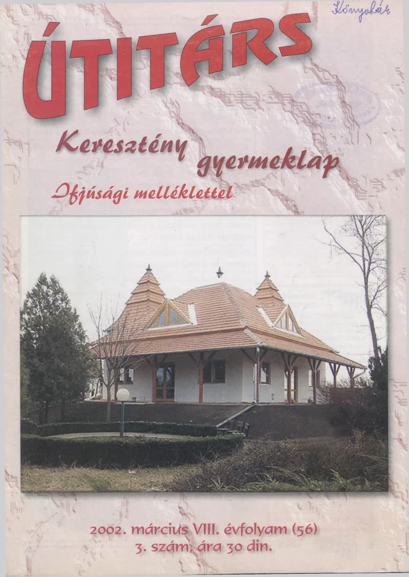 Útitárs, 7. évf. 2002. március. 3. sz.