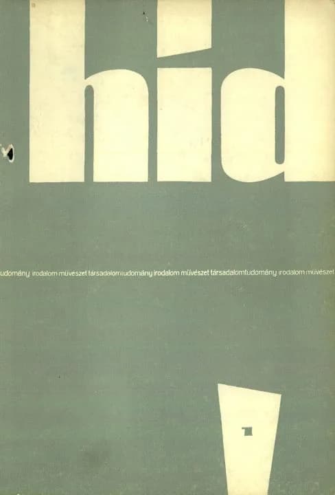 Híd, 22. évf. 1958. január. 1. sz. 1–88. oldal
