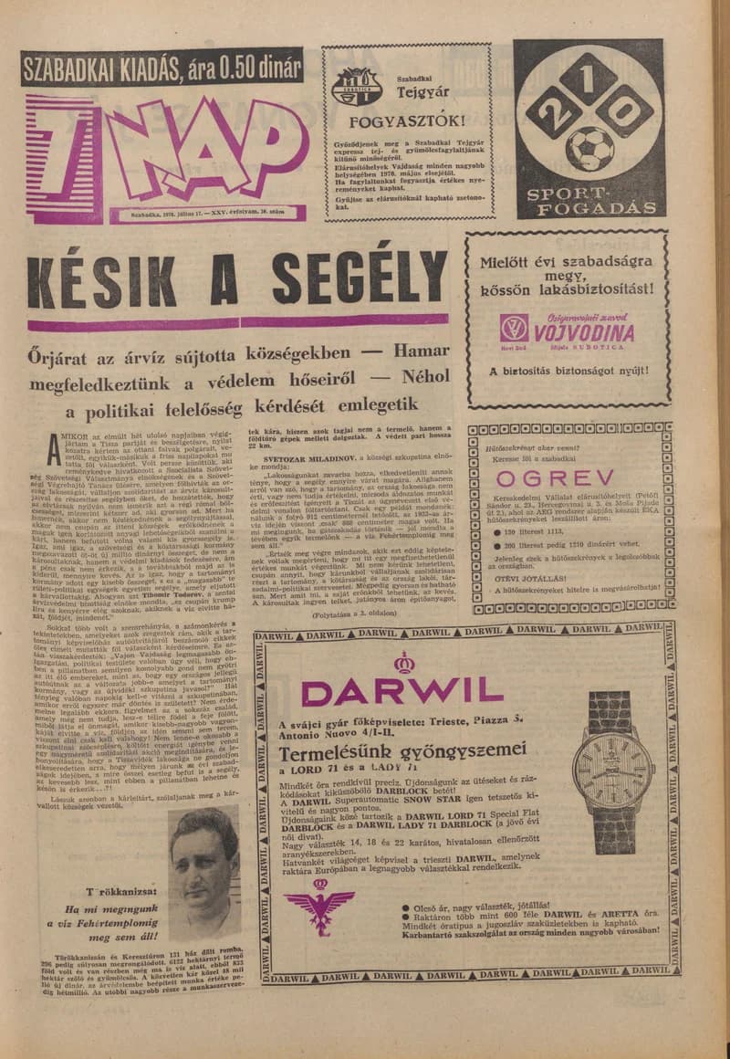 7 Nap, 25. évf. 1970. július 17. 30. sz. 1–16. oldal