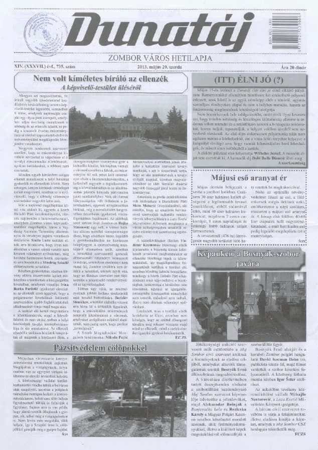Dunatáj, 15. évf. 2013. május 29. 735. sz.