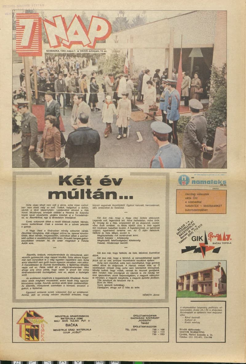 7 Nap, 37. évf. 1982. április 30. 18. sz. 1–20. oldal