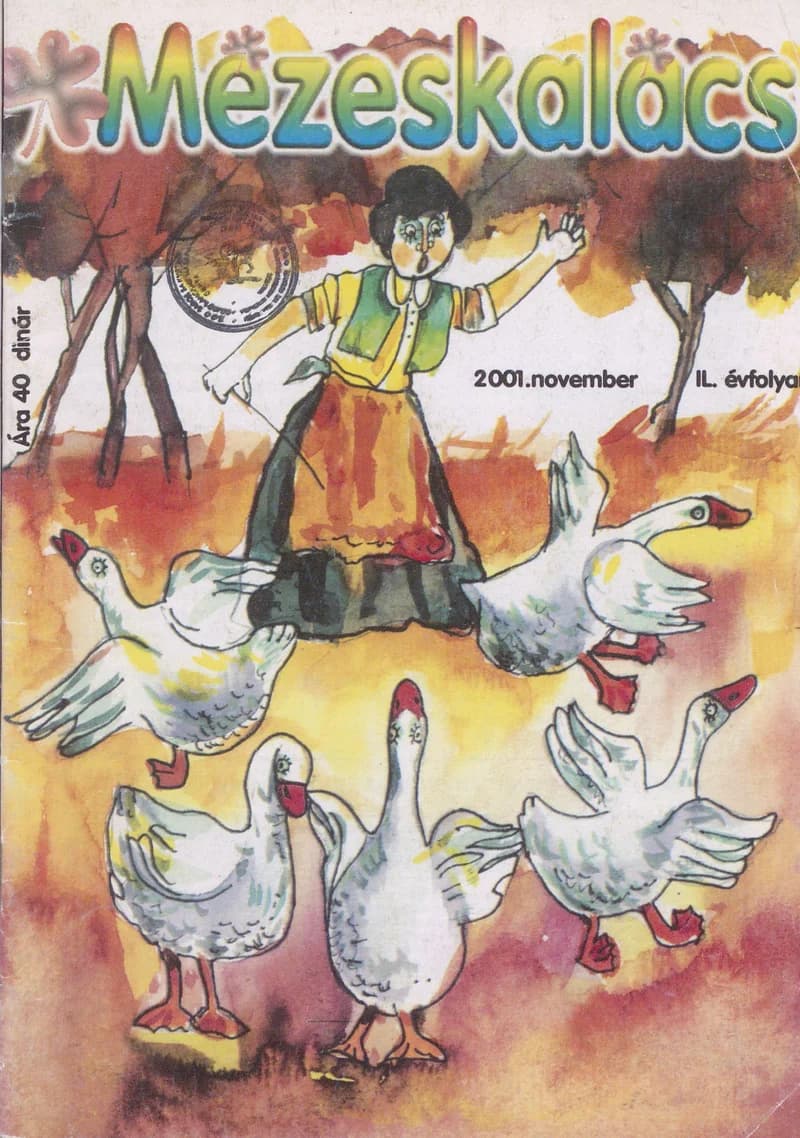 Mézeskalács, 49. évf. 2001. november. 9. sz.