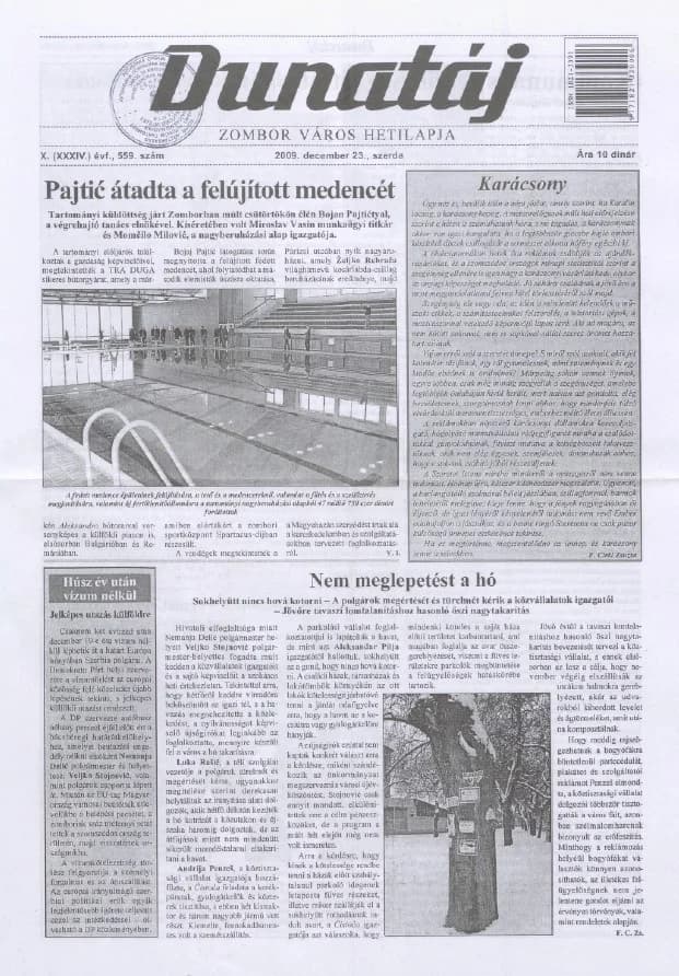 Dunatáj, 11. évf. 2009. december 23. 559. sz.