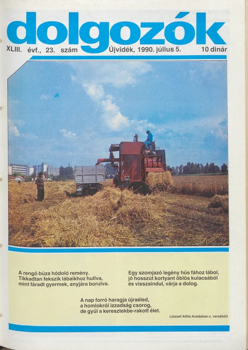 Dolgozók, 44. évf. 1990. július 5. 23. sz.