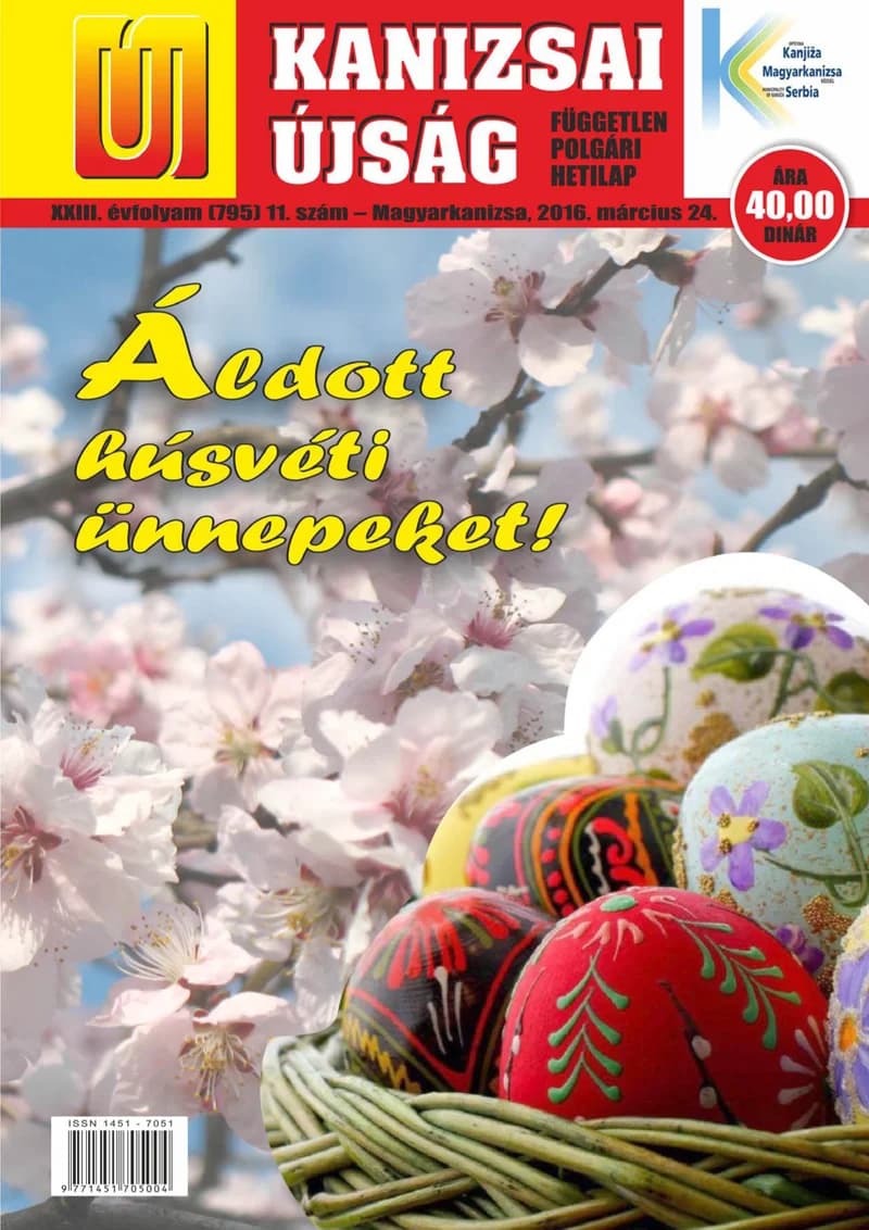 Új Kanizsai Újság, 23. évf. 2016. március 24. 11. sz.