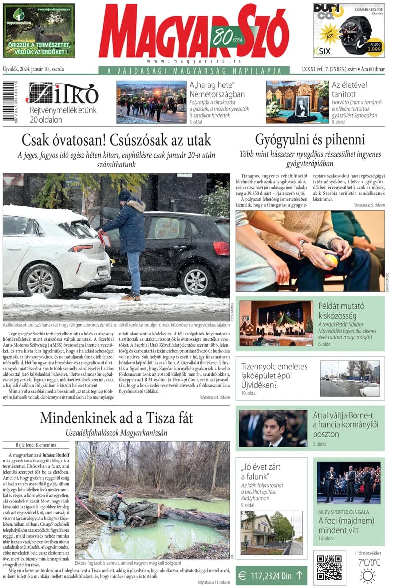 Magyar Szó, 81. évf. 2024. január 10. 7. sz. 1–16. oldal