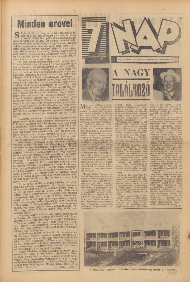 7 Nap, 14. évf. 1959. szeptember 20. 39. sz. 1–20. oldal