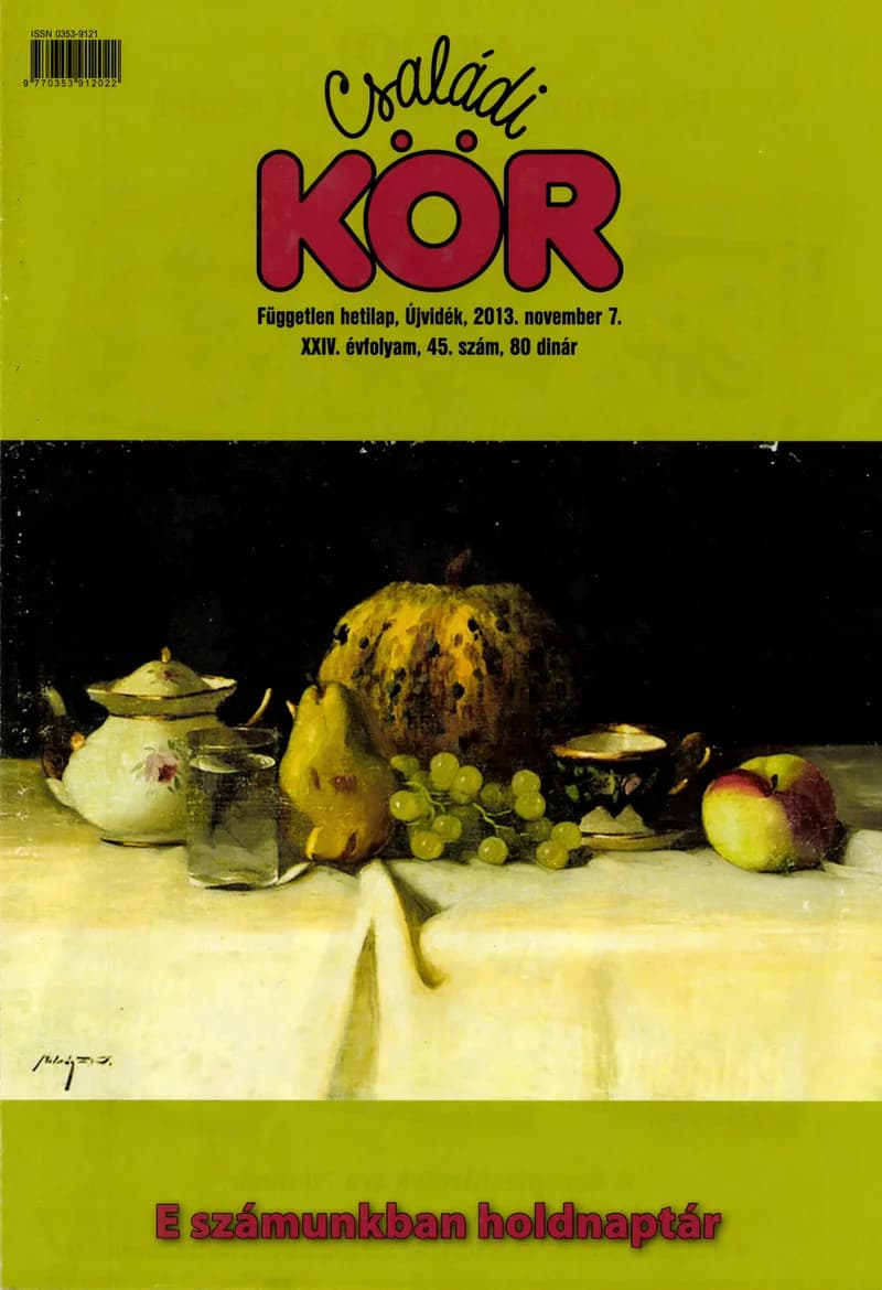 Családi Kör, 24. évf. 2013. november 7. 45. sz.