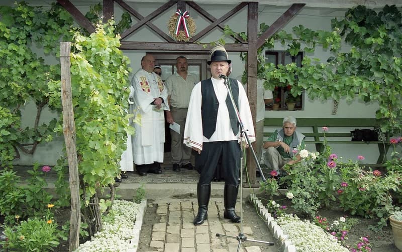 A temerini Tájház ünnepi megnyitója, 2003.7.19.