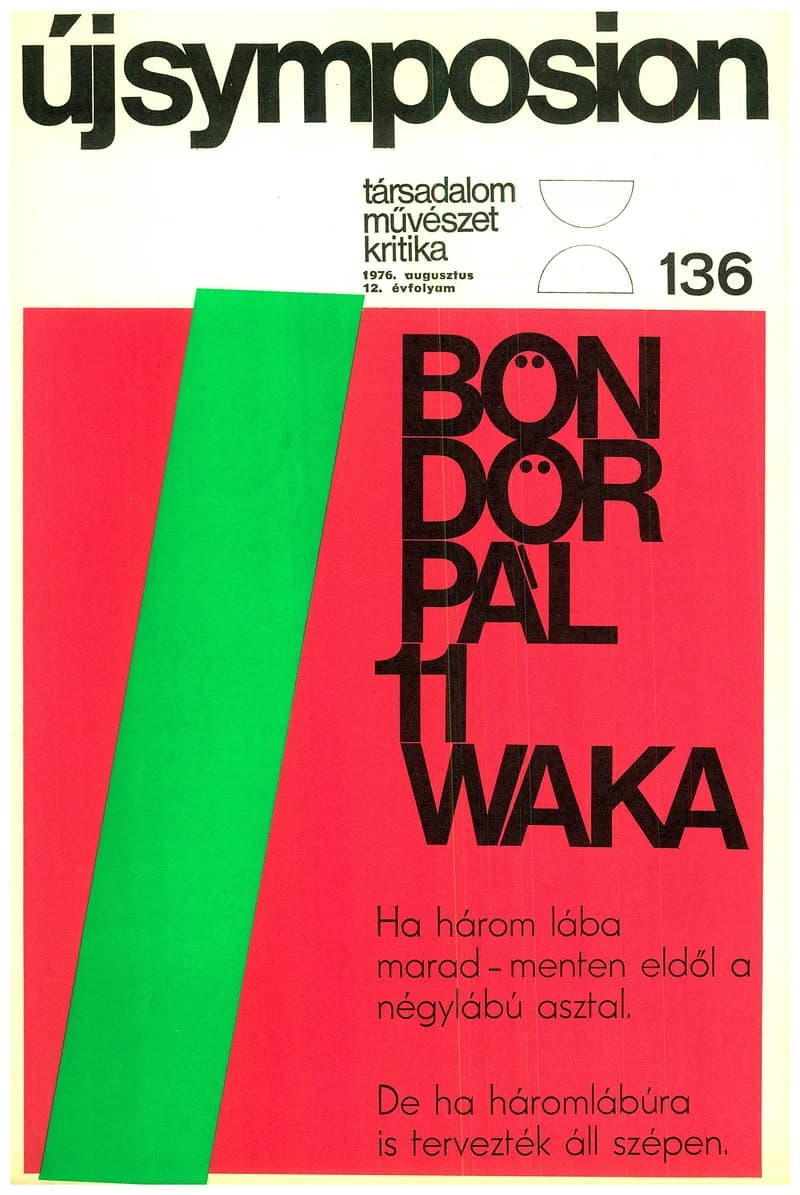 Új Symposion, 12. évf. 1976. augusztus. 136. sz. 257–292. oldal