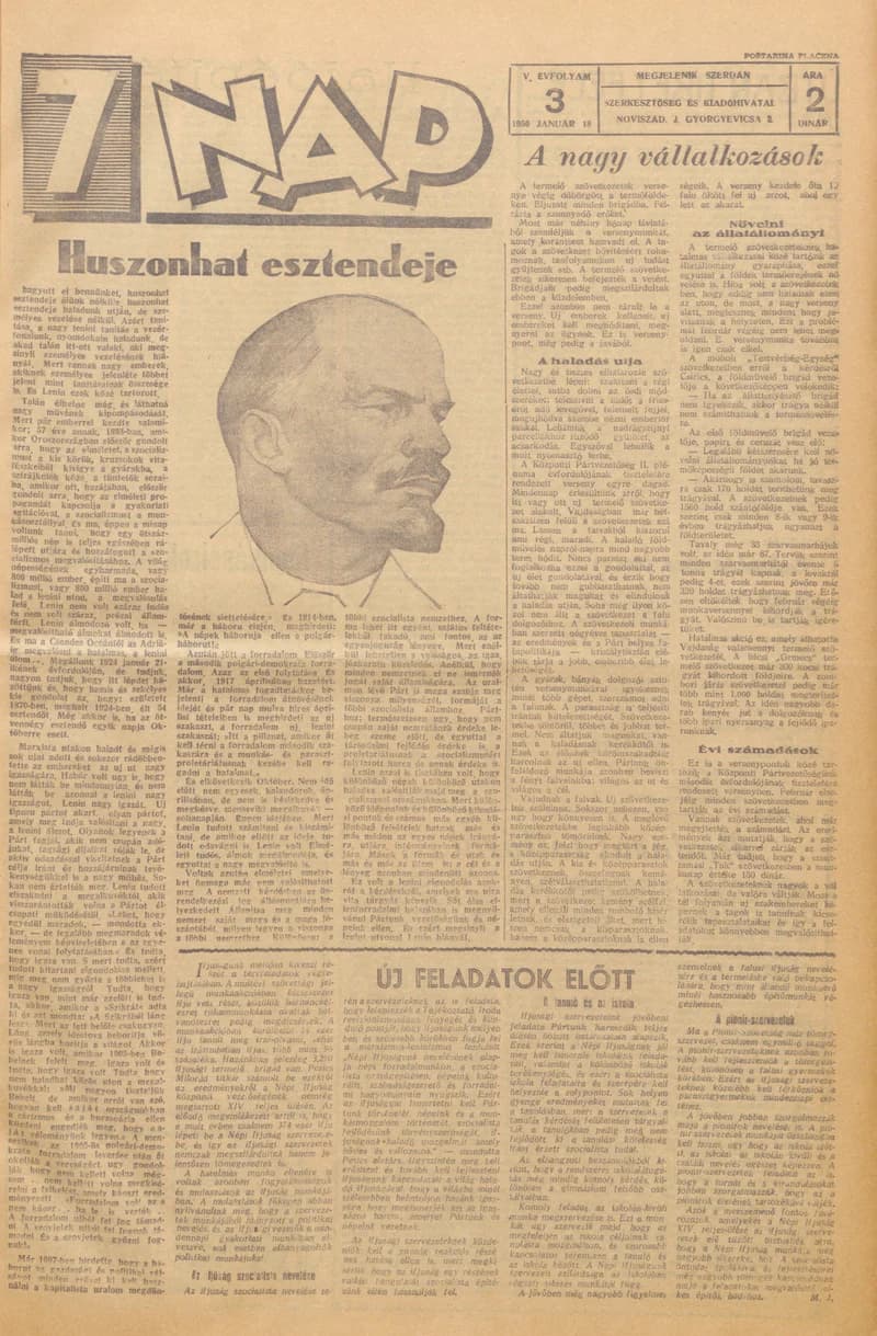7 Nap, 5. évf. 1950. január 18. 3. sz. 1–4. oldal
