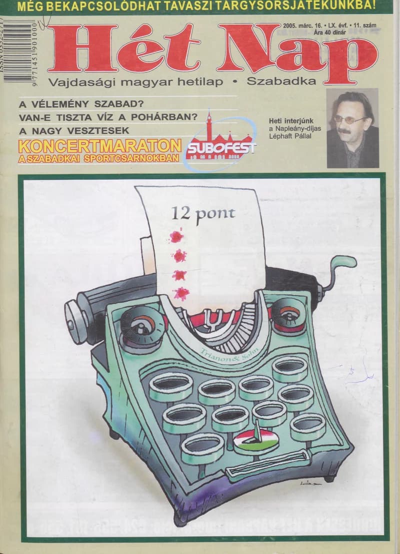 7 Nap, 60. évf. 2005. március 16. 11. sz.