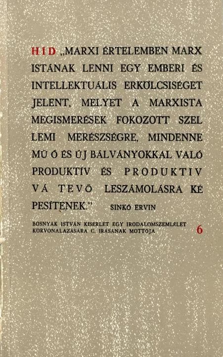 Híd, 27. évf. 1963. június. 6. sz. 609–708. oldal