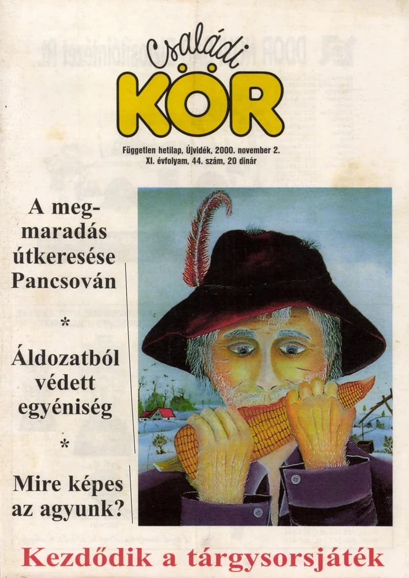 Családi Kör, 11. évf. 2000. november 2. 44. sz.