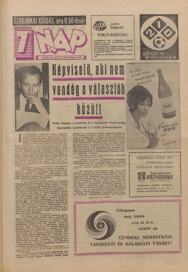 7 Nap, 25. évf. 1970. május 29. 23. sz. 1–16. oldal
