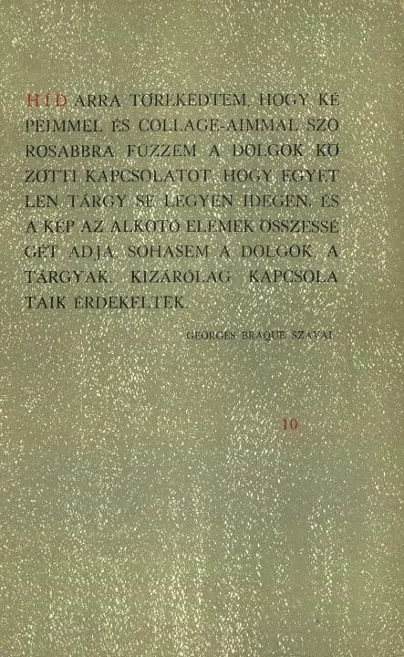 Híd, 27. évf. 1963. október. 10. sz. 971–1074. oldal