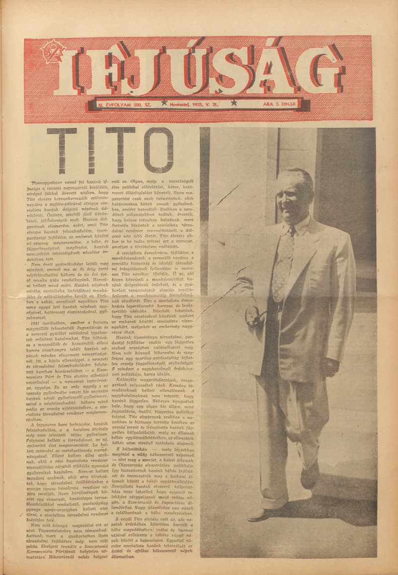 Ifjúság, 11. évf. 1955. május 21. 500. sz.