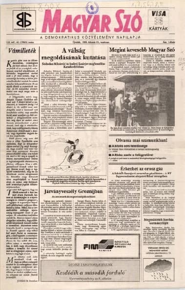 Magyar Szó, 52. évf. 1995. február 19. 41. sz. 1–24. oldal