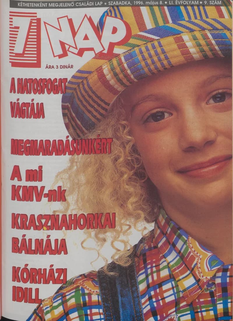 7 Nap, 51. évf. 1996. május 8. 9. sz. 1–52. oldal