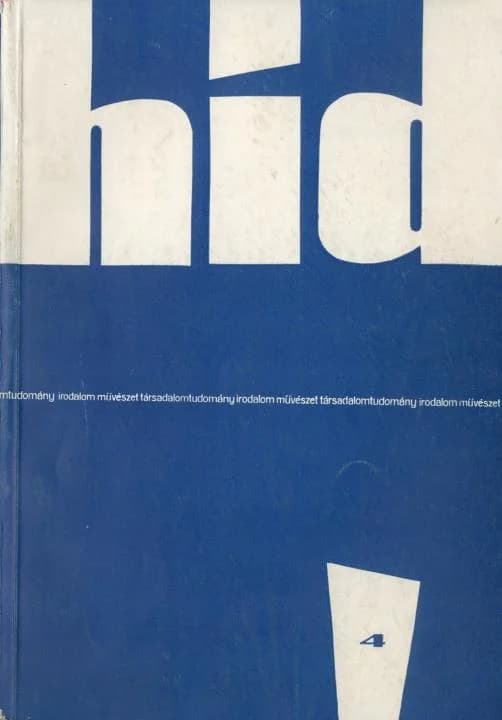 Híd, 23. évf. 1959. április. 4. sz. 257–352. oldal