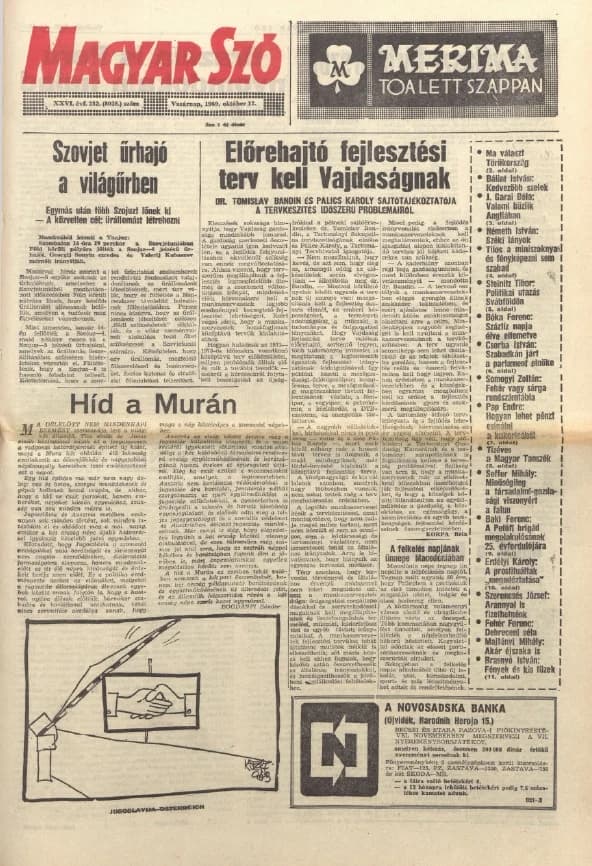 Magyar Szó, 26. évf. 1969. október 12. 282. sz. 1–32. oldal