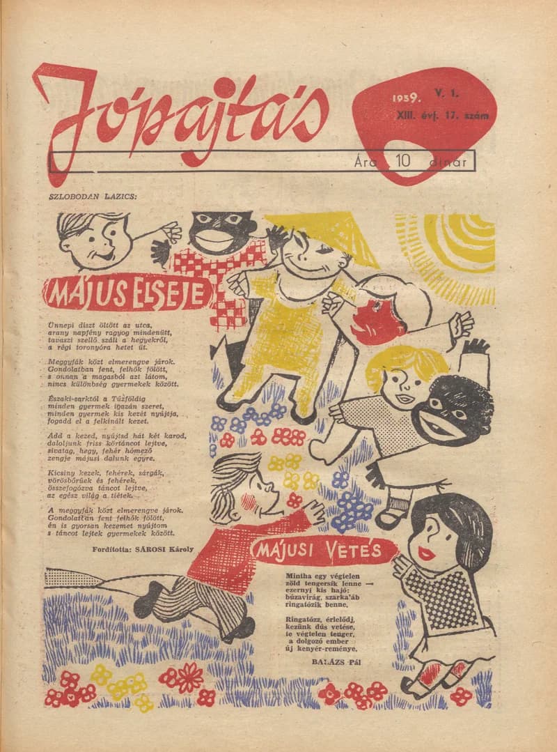 Jó Pajtás, 13. évf. 1959. május 1. 9. sz.
