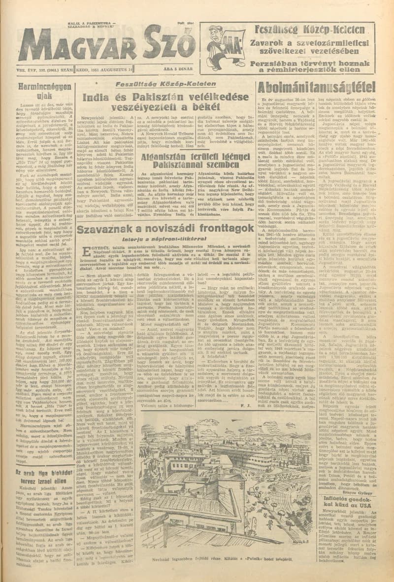 Magyar Szó, 8. évf. 1951. augusztus 14. 192. sz. 1–4. oldal