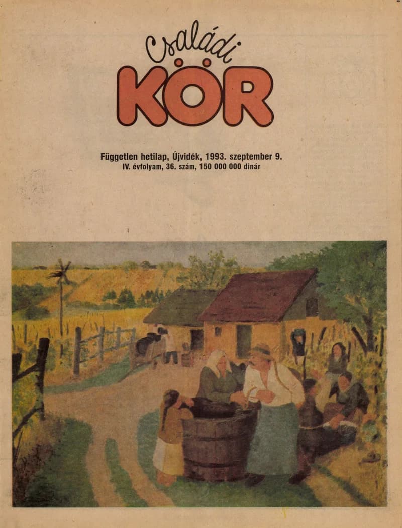 Családi Kör, 4. évf. 1993. szeptember 9. 36. sz.