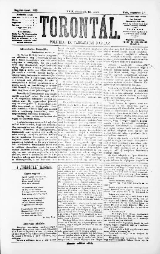 Torontál, 24. évf. 1895. augusztus 27. 195. sz.