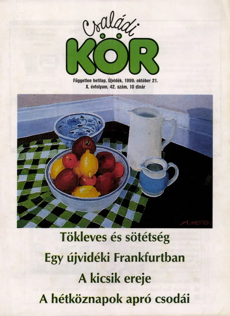 Családi Kör, 10. évf. 1999. október 21. 42. sz.