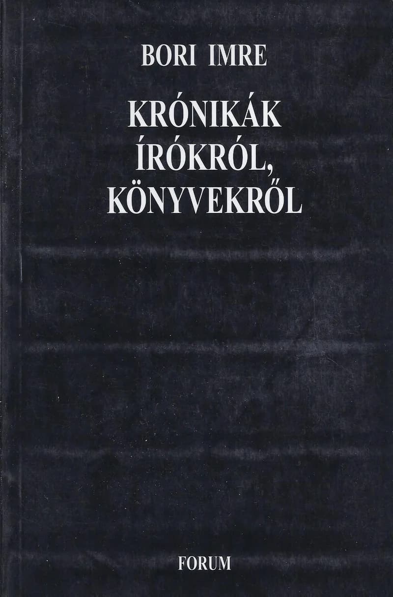 Krónikák írókról, könyvekről