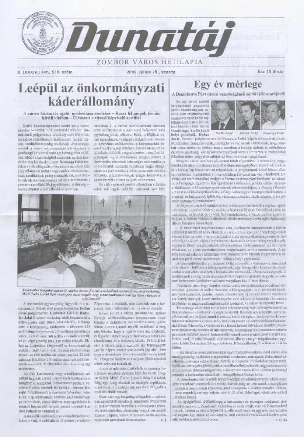 Dunatáj, 11. évf. 2009. július 29. 538. sz.