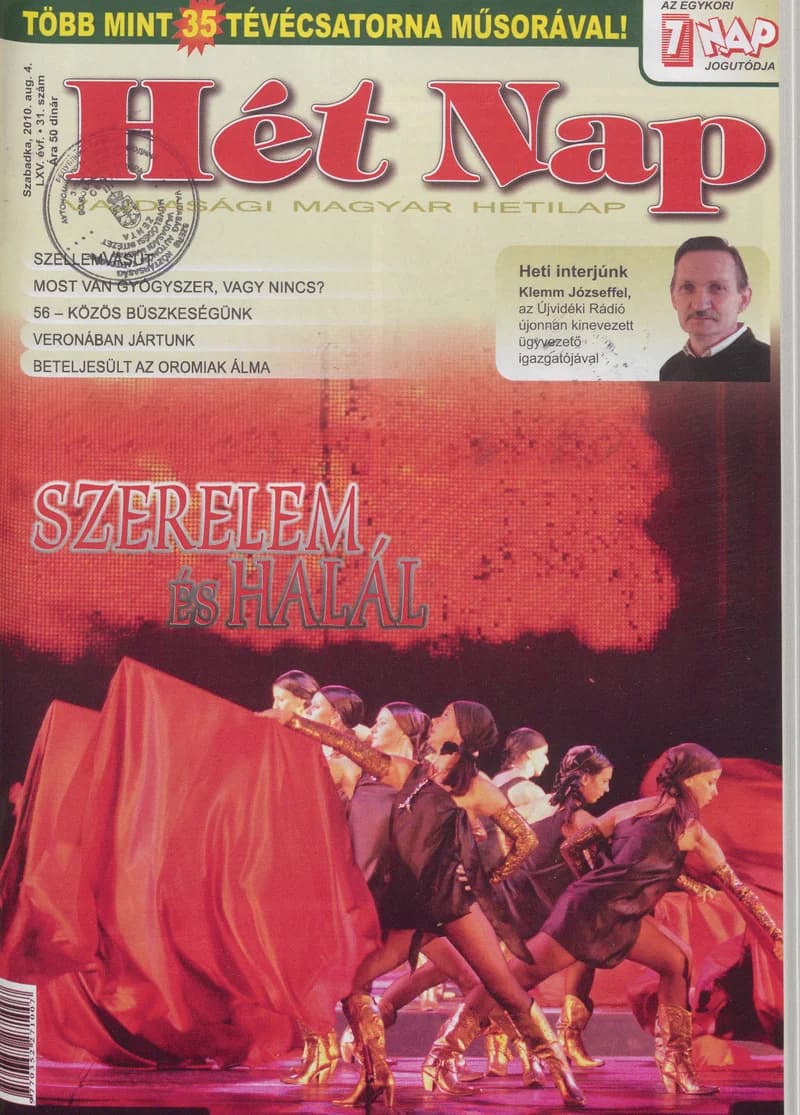 7 Nap, 65. évf. 2010. augusztus 4. 31. sz.