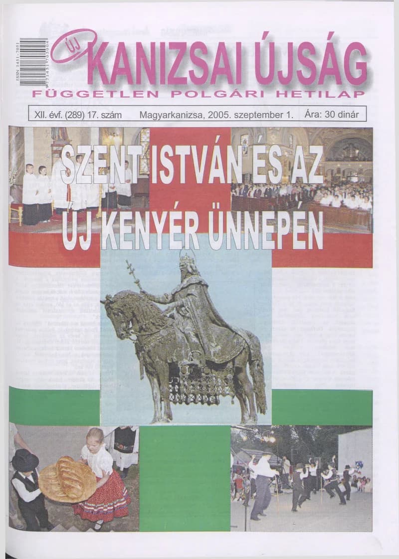 Új Kanizsai Újság, 12. évf. 2005. szeptember 1. 17. sz.
